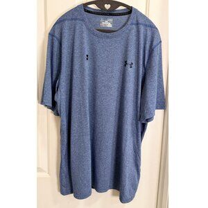 Under Armour Threadborne HeatGear Blue Athletic Shirt XL NWT